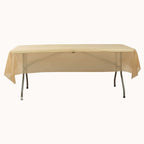 Plastic Table Cover Roll Gold with Slide Cutter - Customizable Disposable Tablecloth Roll 54"x300ft - Bell Racket Store