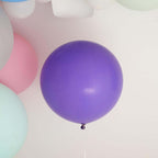 2 Pack 32" Large Matte Purple Helium or Air Premium Latex Balloons