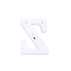 3D Marquee Letter "Z" Warm White 7 LED Lights Gold - Chic Light-Up Decor for Events 6"