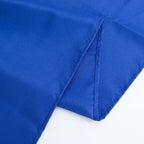 Premium Polyester 132" Round Tablecloth Royal Blue - Seamless 220GSM Wrinkle-Resistant Table Cover