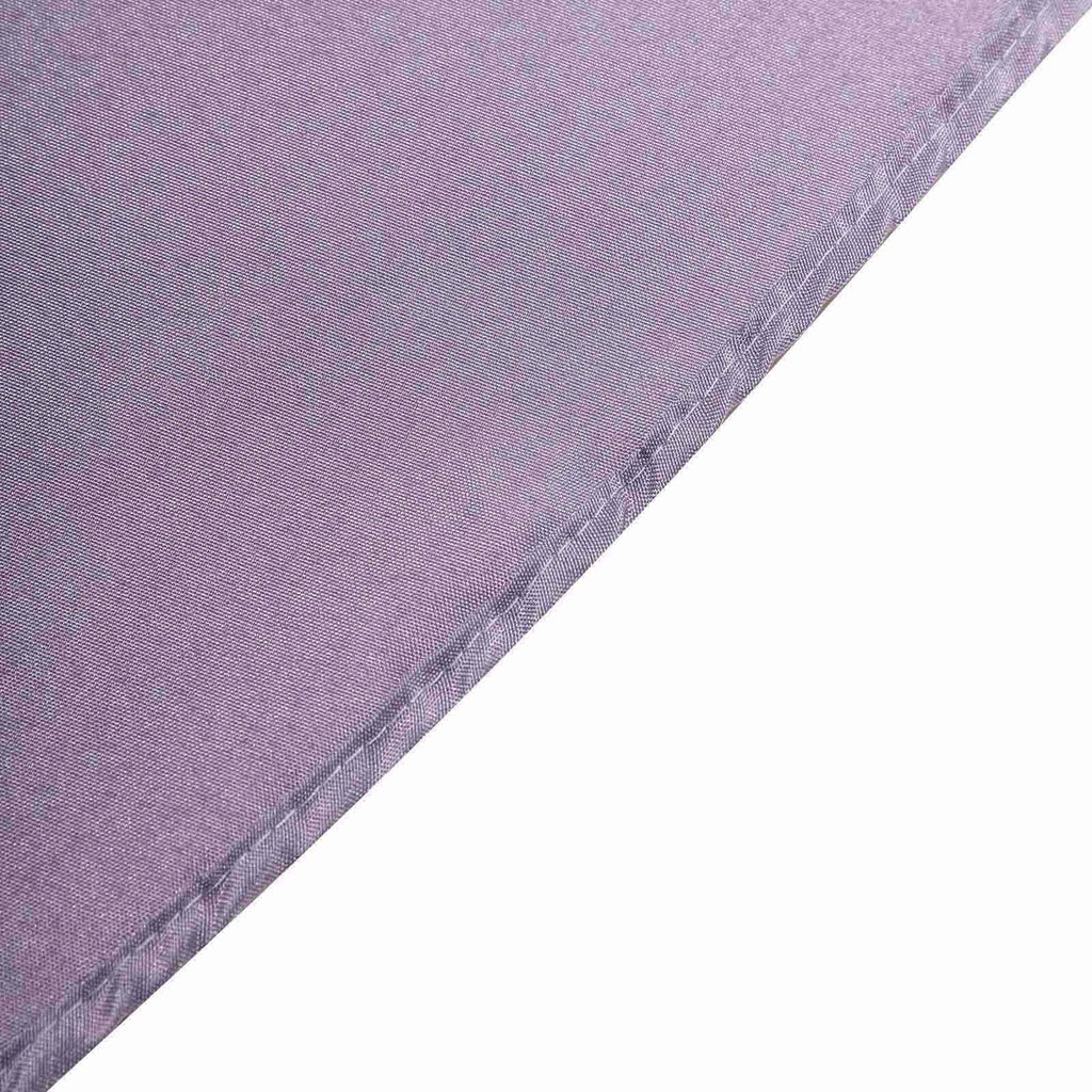 Polyester 90" Round Tablecloth Violet Amethyst - Stain & Wrinkle-Resistant Table Cover