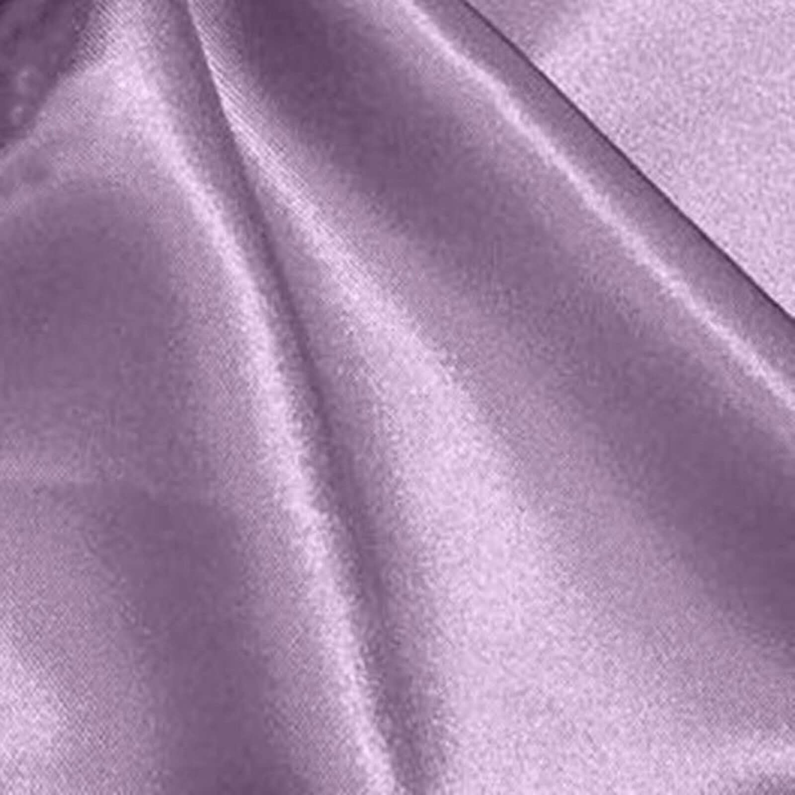 5 Pack Satin 20"x20" Napkins Violet Amethyst - Luxurious Shine & Smooth Dinner Napkins