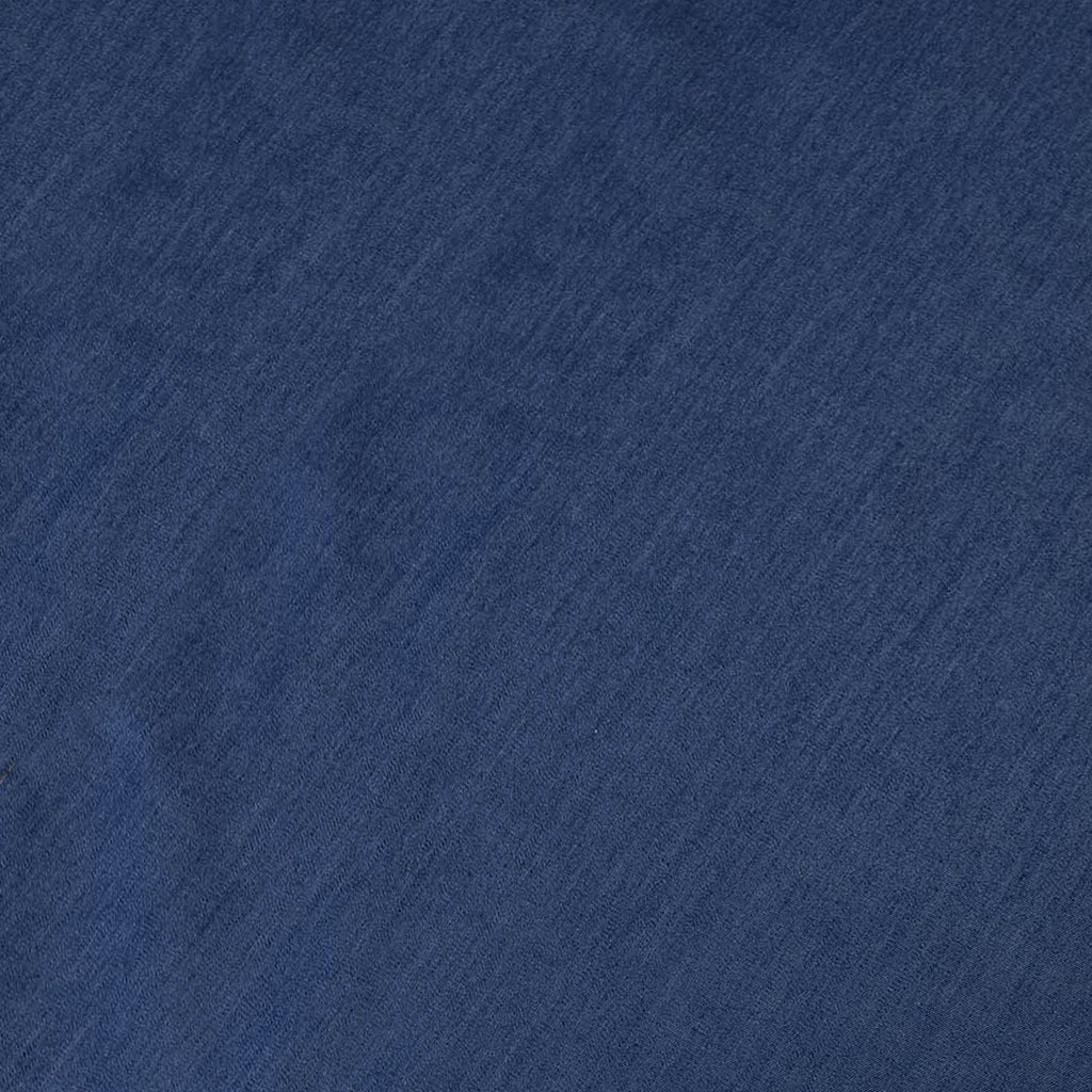 Polyester 14"x108" Table Runner Dark Denim Blue - Modern Faux Denim Dining Table Runner