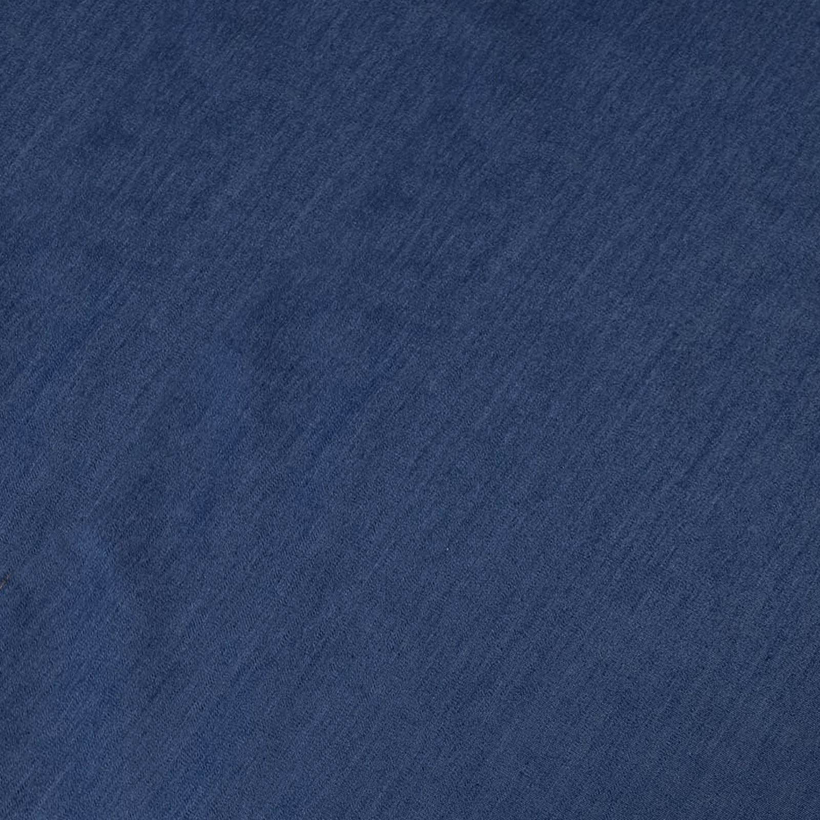 Polyester 14"x108" Table Runner Dark Denim Blue - Modern Faux Denim Dining Table Runner