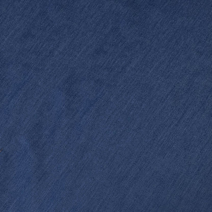 Polyester 14"x108" Table Runner Dark Denim Blue - Modern Faux Denim Dining Table Runner
