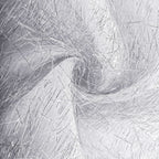 Polyester 120" Round Silver Tablecloth Metallic Fringe Shag Tinsel Table Cover - Bell Racket Store