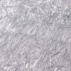 Polyester 120" Round Silver Tablecloth Metallic Fringe Shag Tinsel Table Cover - Bell Racket Store