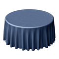 Polyester 120" Round Tablecloth Dark Denim Blue - Seamless Faux Denim Design for Stylish Gatherings