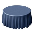 Polyester 120" Round Tablecloth Dark Denim Blue - Seamless Faux Denim Design for Stylish Gatherings