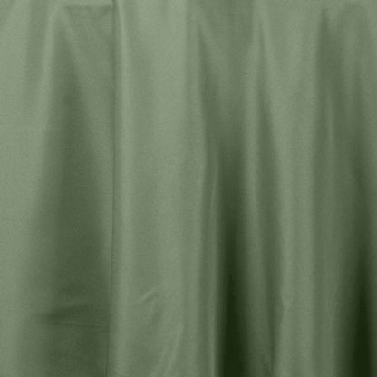 Polyester 120" Round Tablecloth Olive Green - Seamless Wrinkle - Resistant Table Cover - NestOCart