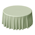 Polyester 120" Round Tablecloth Sage Green - Seamless Wrinkle-Resistant Table Cover