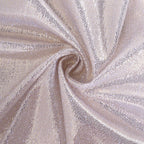 Polyester 12"x108" Table Runner Beige Shimmer Sequin Dots - Wrinkle - Free Finish Table Linen - Bell Racket Store