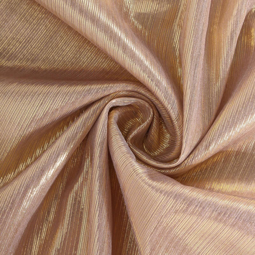 Polyester 12"x108" Table Runner Blush Shimmer Sequin Dots - Wrinkle - Free Finish Table Linen - Bell Racket Store