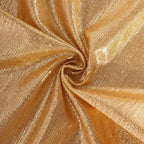 Polyester 12"x108" Table Runner Gold Shimmer Sequin Dots - Wrinkle - Free Finish for Upscale Occasions - Bell Racket Store