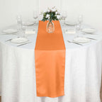 Polyester 12"x108" Table Runner Orange - Durable & Wrinkle-Resistant Table Decor