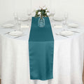 Polyester 12"x108" Table Runner Peacock Teal - Durable & Wrinkle-Resistant Table Decor