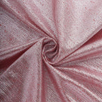 Polyester 12"x108" Table Runner Rose Gold Shimmer Sequin Dots - Wrinkle - Free Finish Table Linen - Bell Racket Store