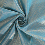 Polyester 12"x108" Table Runner Turquoise Shimmer Sequin Dots - Wrinkle - Free Finish Table Linen - Bell Racket Store