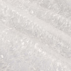 Polyester 12"x108" Table Runner White - Fringe Shag Table Decor - Bell Racket Store