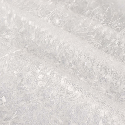 Polyester 12"x108" Table Runner White - Fringe Shag Table Decor - Bell Racket Store