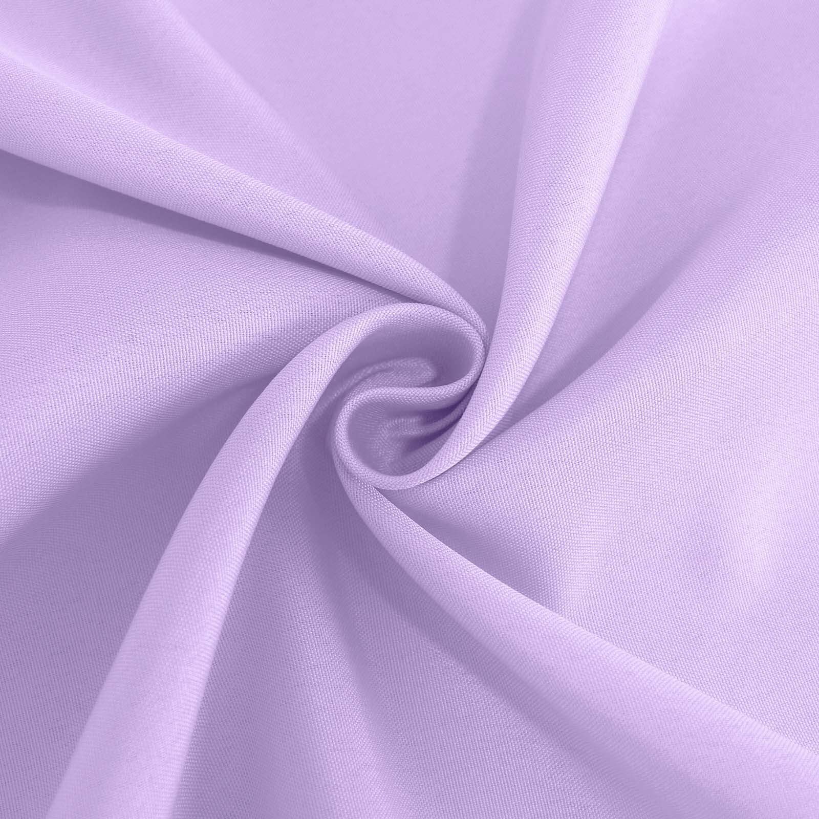 Polyester 132" Round Tablecloth Lavender Lilac - Seamless Chic Table Cover - Bell Racket Store