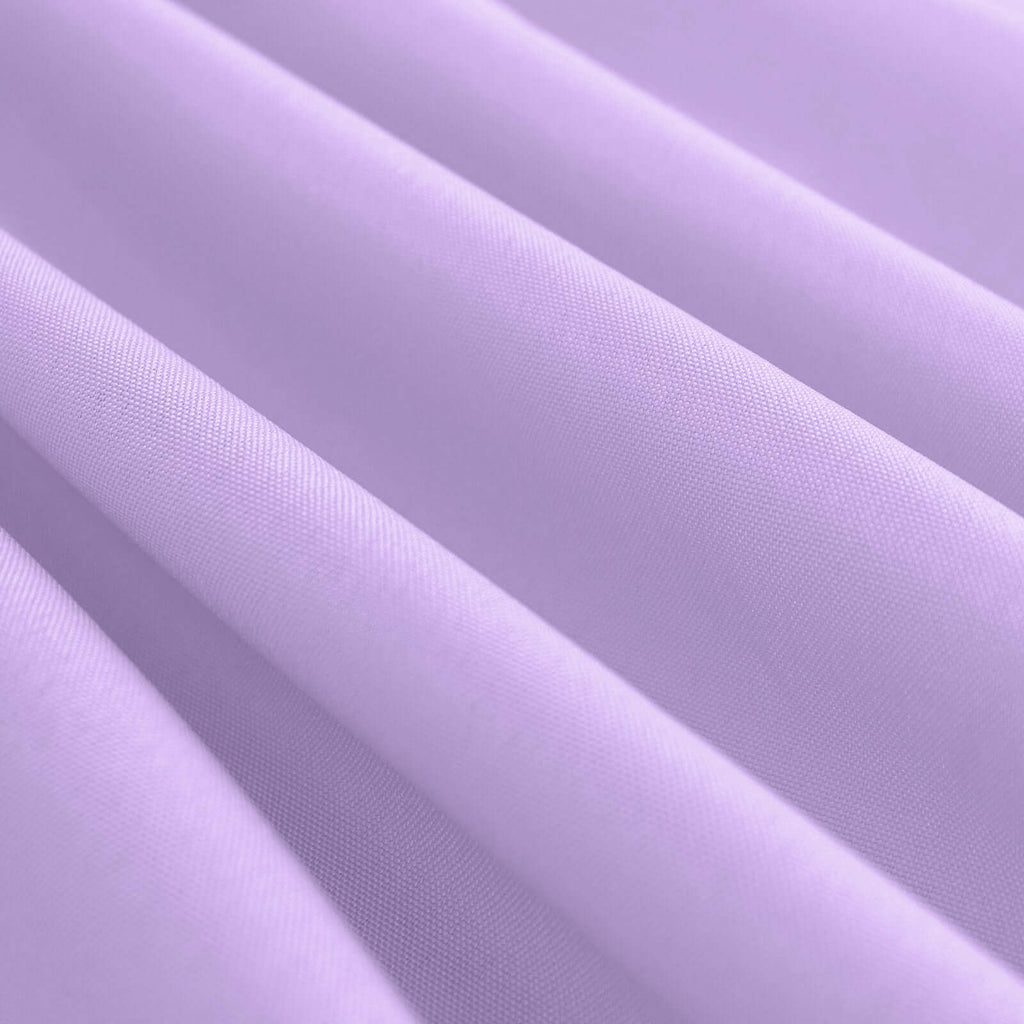 Polyester 132" Round Tablecloth Lavender Lilac - Seamless Chic Table Cover - Bell Racket Store