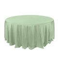 Polyester 132" Round Tablecloth Sage Green - Seamless Chic Table Cover