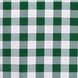 Polyester 54"x54" Square Tablecloth White/Green - Checkered Buffalo Plaid Design for Casual Table Settings - NestOCart