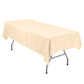 Polyester 54"x96" Rectangle Tablecloth Beige - Wrinkle - Resistant & Easy - to - Care Table Cover - Bell Racket Store