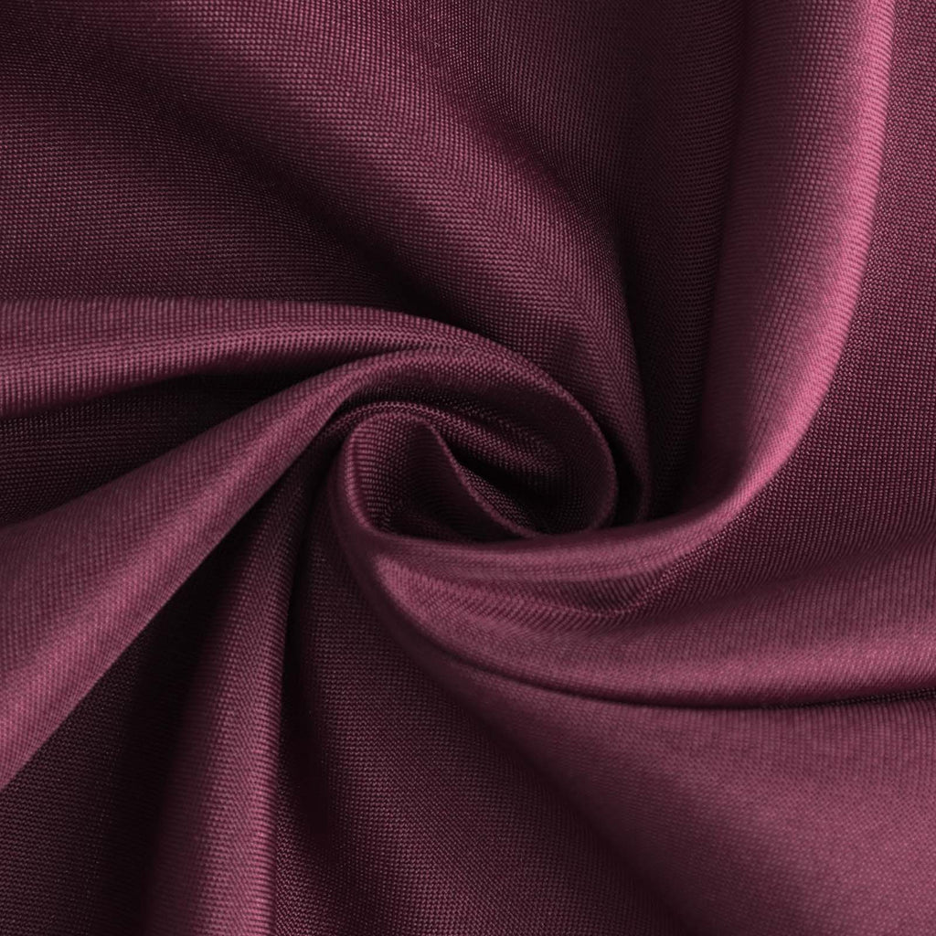 Polyester 54"x96" Rectangle Tablecloth Burgundy - Wrinkle - Resistant & Easy - to - Care Table Cover - Bell Racket Store
