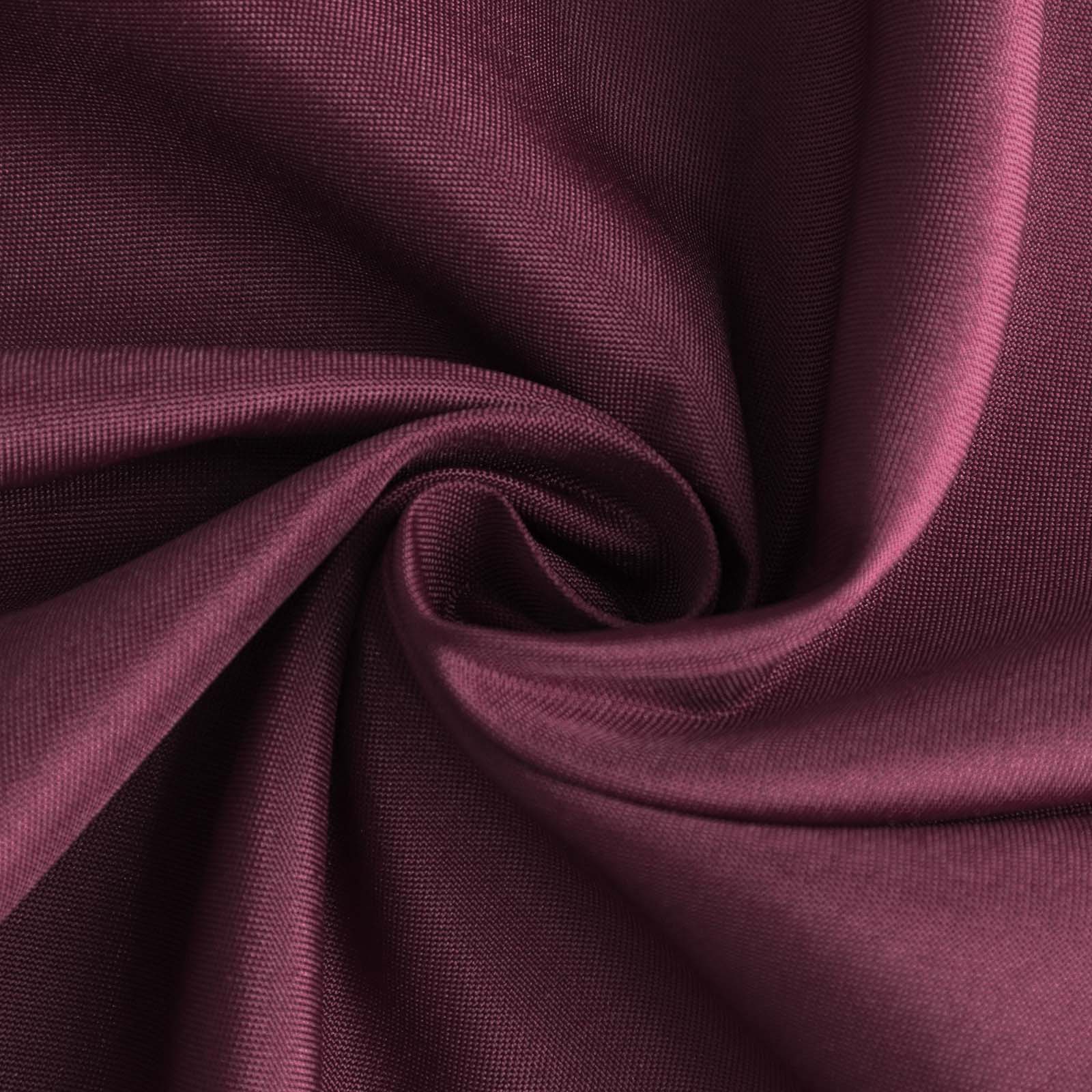 Polyester 54"x96" Rectangle Tablecloth Burgundy - Wrinkle - Resistant & Easy - to - Care Table Cover - Bell Racket Store