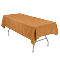 Polyester 54"x96" Rectangle Tablecloth Gold - Wrinkle - Resistant & Easy - to - Care Table Cover for Weddings & Events - Bell Racket Store
