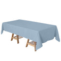 Polyester 60"x102" Rectangle Tablecloth Dusty Blue - Durable and Stylish Table Cover