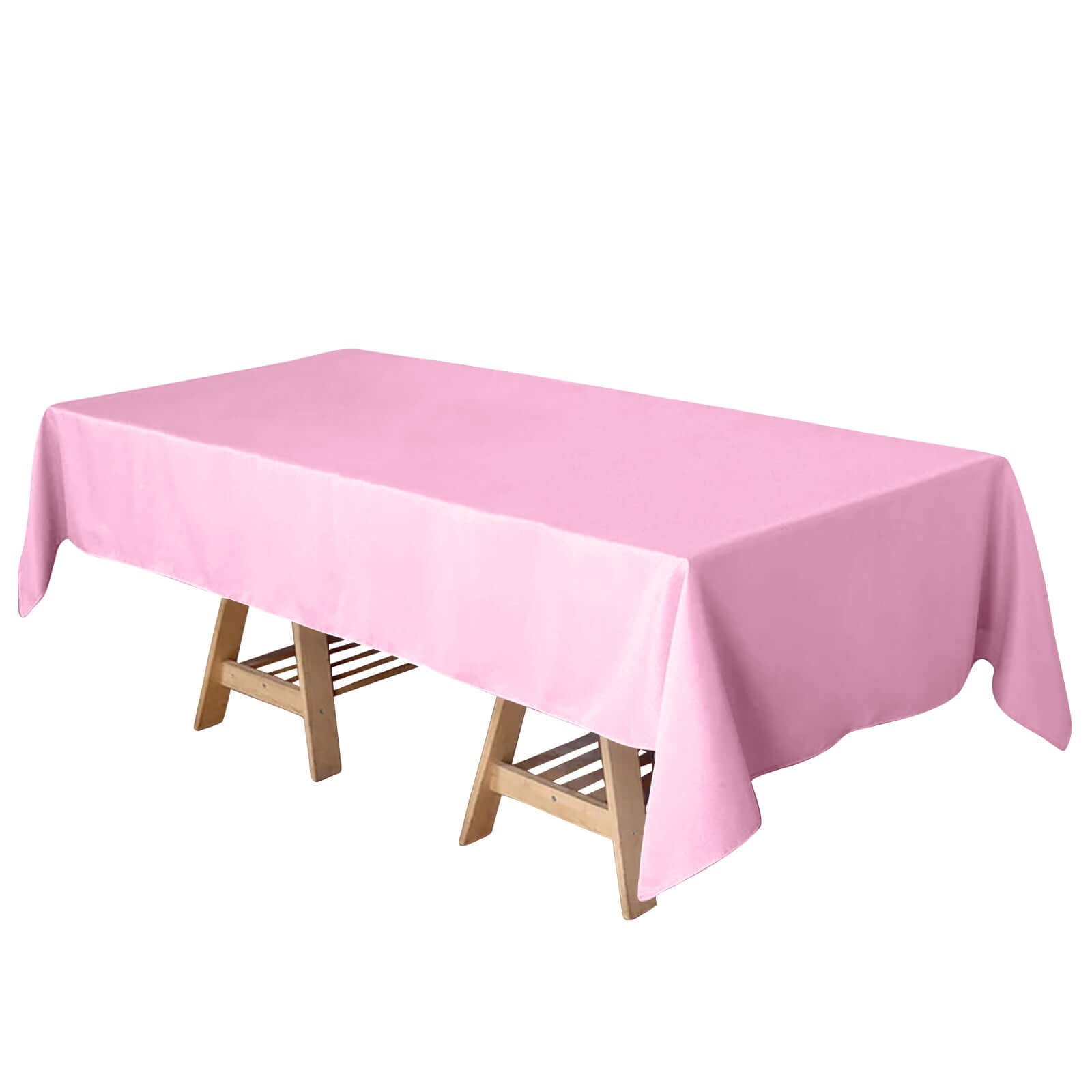 Polyester 60"x102" Rectangle Tablecloth Pink Polyester - Durable and Stylish Table Cover