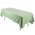 Polyester 60"x126" Rectangle Tablecloth Sage Green - Wrinkle-Resistant Table Cover