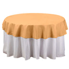 Polyester 70" Round Tablecloth Gold - Durable & Wrinkle - Resistant Table Cover for Everyday Use - Bell Racket Store