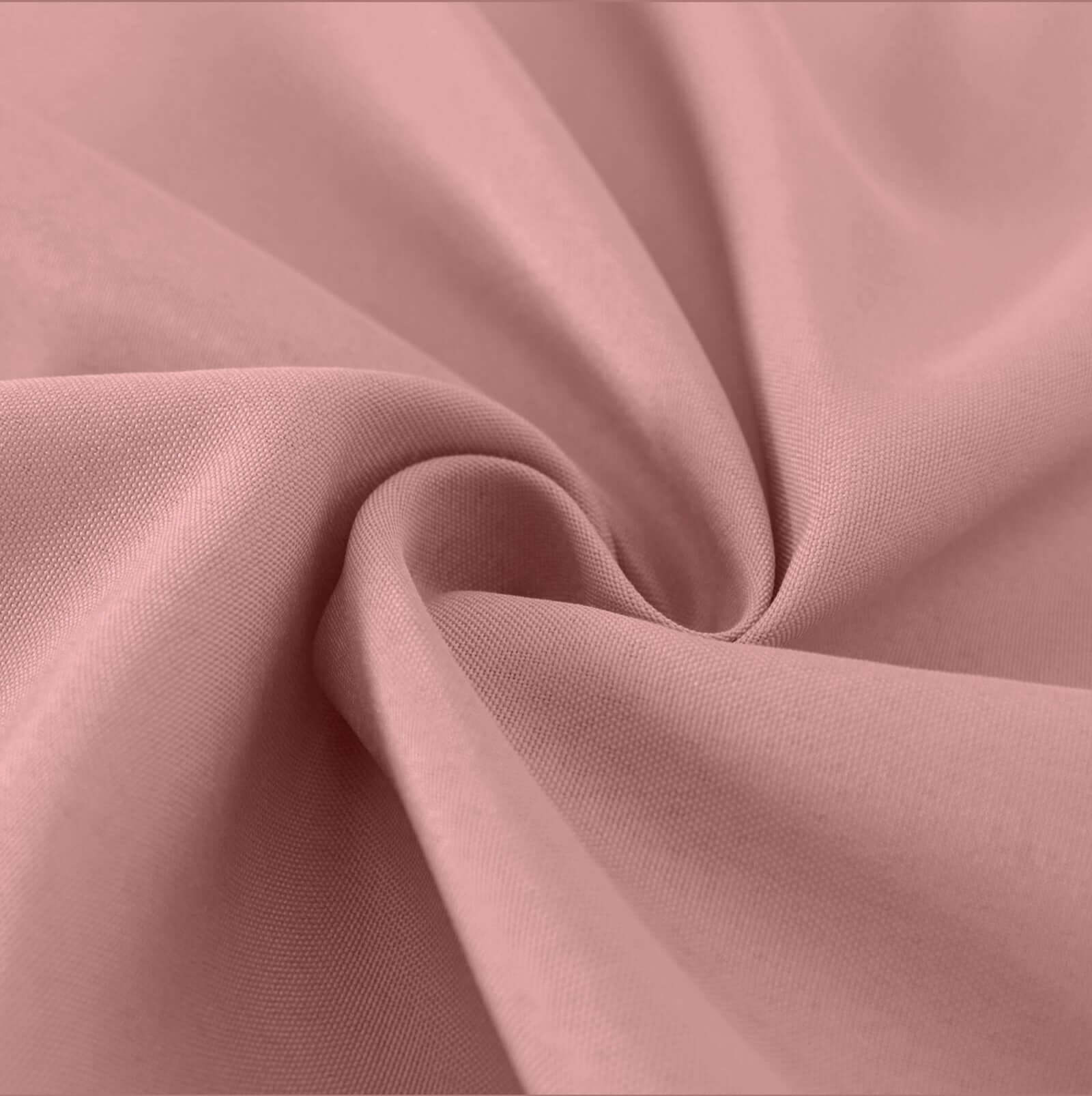 Polyester 72"x120" Rectangle Tablecloth Dusty Rose - Durable and Stylish Table Cover - Bell Racket Store