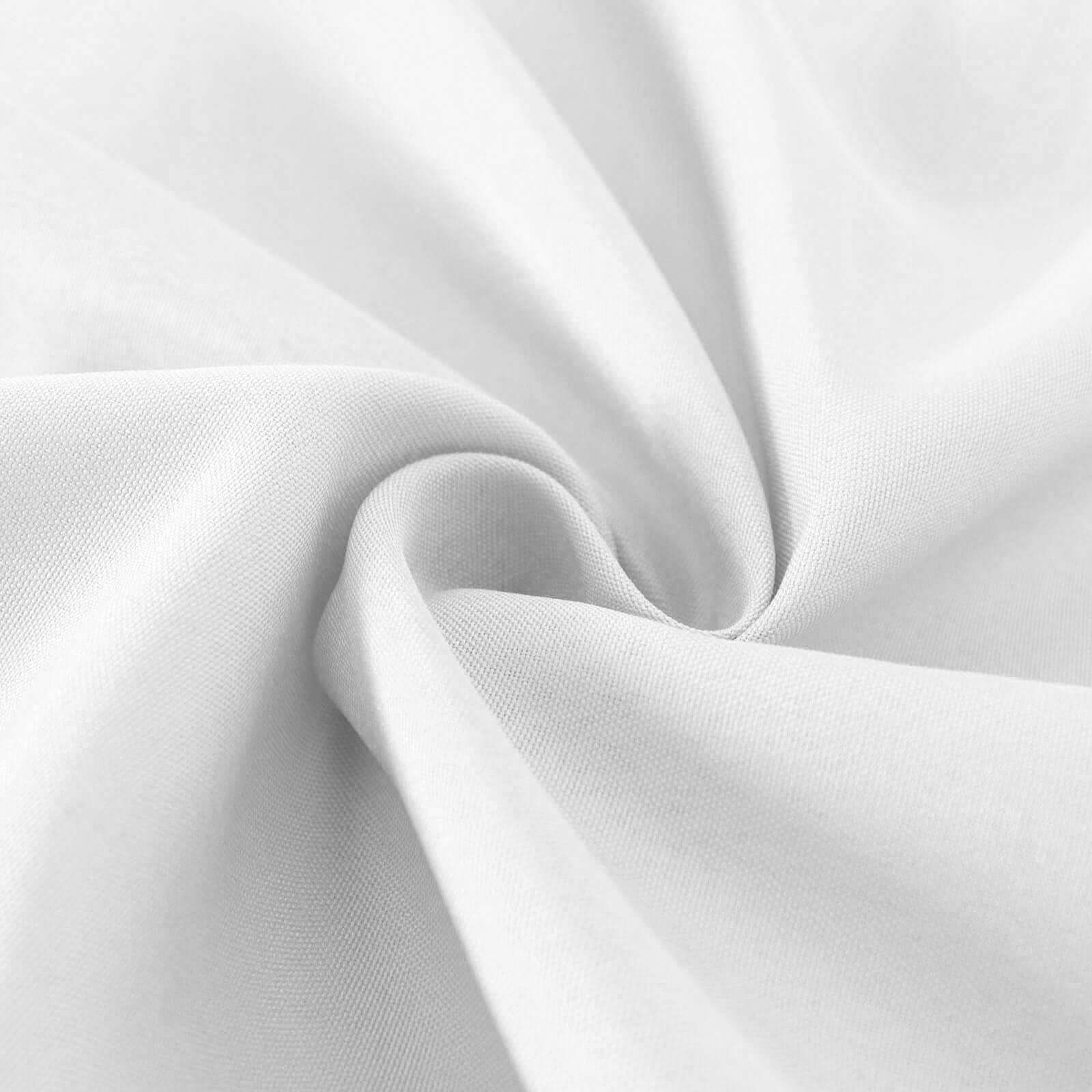 Polyester 72"x120" Rectangle Tablecloth White - Durable and Stylish Table Cover for Events - NestOCart