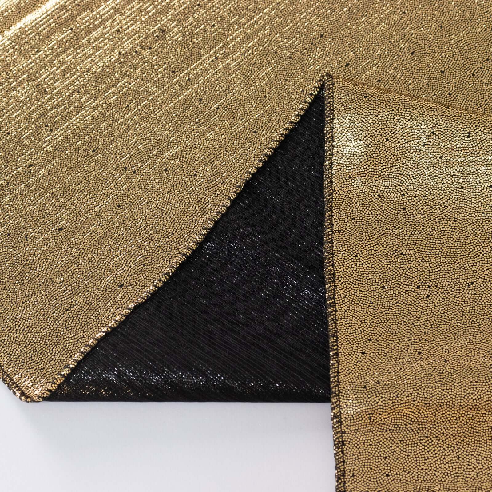 Polyester 72"x72" Table Overlay Square Tablecloth Antique Gold - Sequin Dots Wrinkle - Free Table Cover - Bell Racket Store