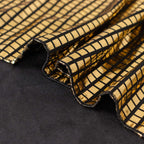 Polyester 72"x72" Table Overlay Square Tablecloth Black - Gold Foil Disco Mirror Ball Design for Stylish Celebrations - Bell Racket Store