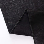 Polyester 72"x72" Table Overlay Square Tablecloth Black - Sequin Dots Wrinkle - Free Table Cover - Bell Racket Store