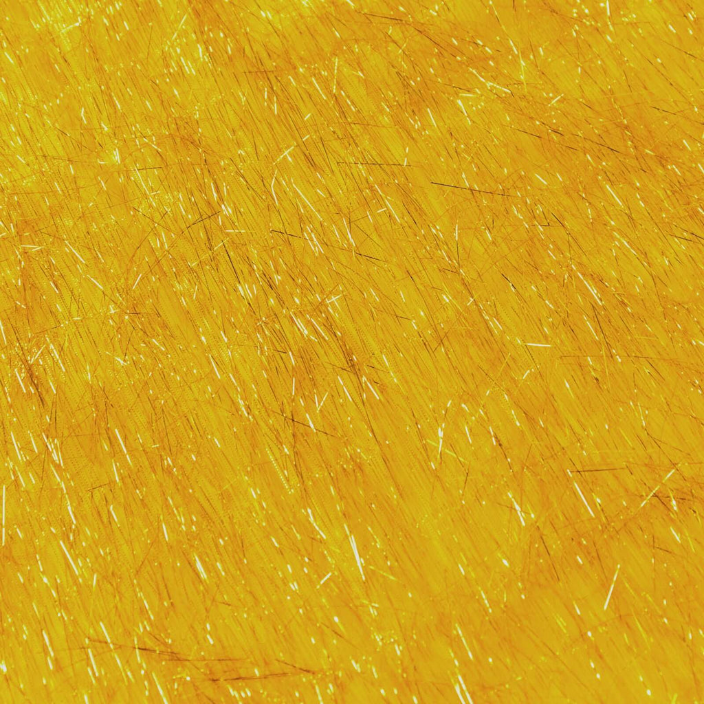 Polyester 72"x72" Table Overlay Square Tablecloth Gold - Metallic Fringe Shag Tinsel Design for Luxe Events - Bell Racket Store