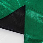 Polyester 72"x72" Table Overlay Square Tablecloth Hunter Emerald Green - Sequin Dots Wrinkle - Free Table Cover - Bell Racket Store