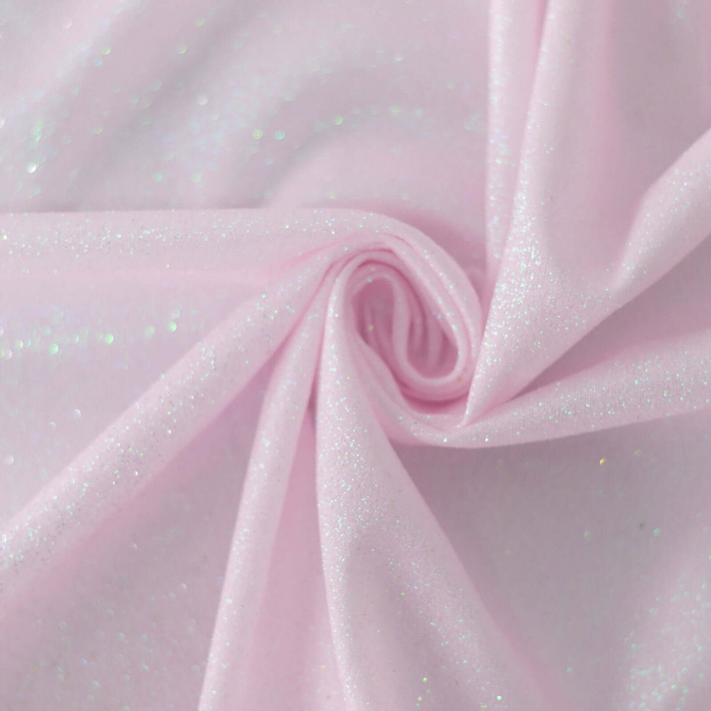 Polyester 72"x72" Table Overlay Square Tablecloth Iridescent - Glitter Sparkle Table Topper - Bell Racket Store