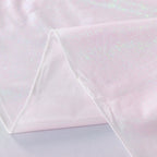 Polyester 72"x72" Table Overlay Square Tablecloth Iridescent - Glitter Sparkle Table Topper - Bell Racket Store