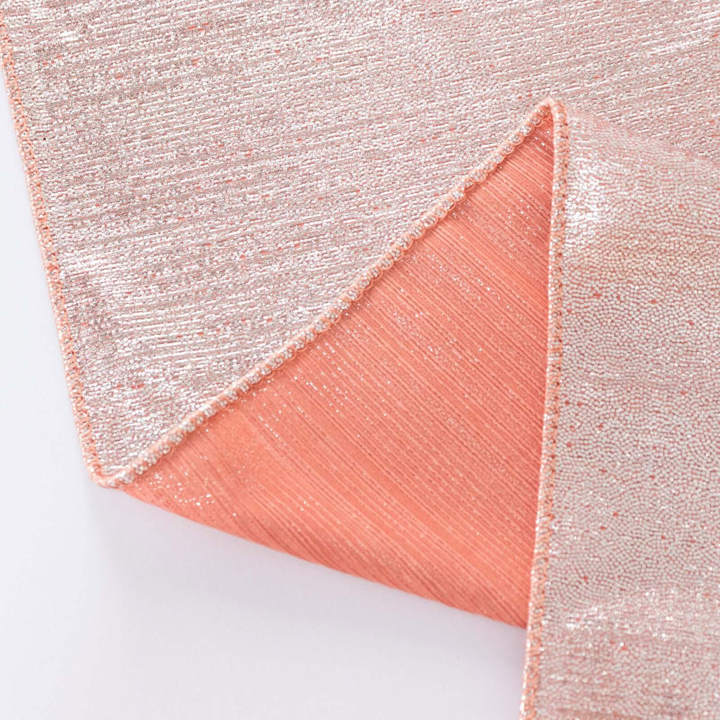 Polyester 72"x72" Table Overlay Square Tablecloth Rose Gold - Sequin Dots Wrinkle - Free Table Cover - Bell Racket Store