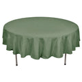 Polyester 90" Round Tablecloth Olive Green - Stain & Wrinkle-Resistant Table Cover
