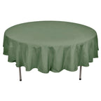 Polyester 90" Round Tablecloth Olive Green - Stain & Wrinkle-Resistant Table Cover