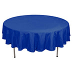 Polyester 90" Round Tablecloth Royal Blue - Stain & Wrinkle-Resistant Table Cover