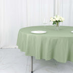 Polyester 90" Round Tablecloth Sage Green - Stain & Wrinkle - Resistant Table Cover - Bell Racket Store